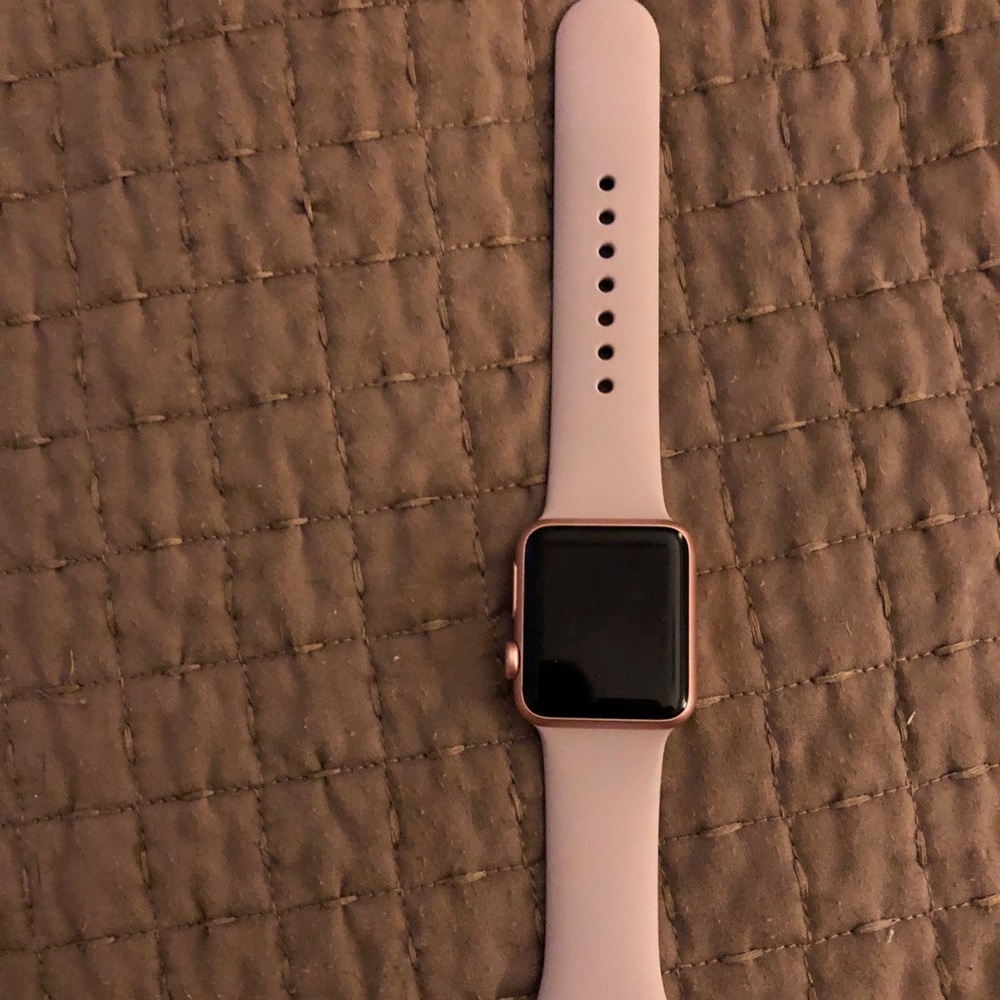 2nd gen 38mm rose gold Apple Watch